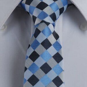 Checkered Necktie 2.5" W x 58"L